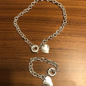 Heart toggle Tiffany& Co set